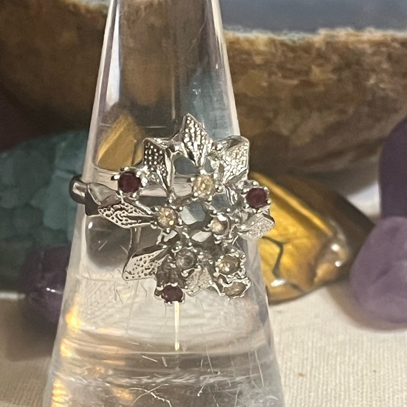 Vintage UNCAS Cocktail Ring - Picture 1 of 12